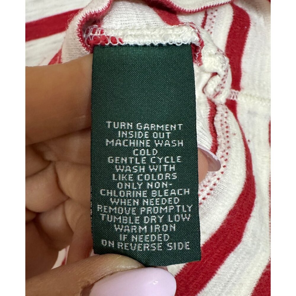 Ralph Lauren Jean Co Cotton Red White Blue Americana Size S Top Patriotic Preppy - Picture 8 of 10
